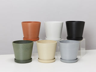 Recycled Pot & Saucer