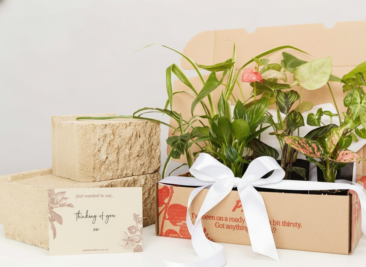 Enhanced Corporate Gift Box with White Ribbon